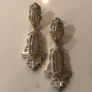 Kendra Scott Rare LUXE Gold & Drusy Earrings